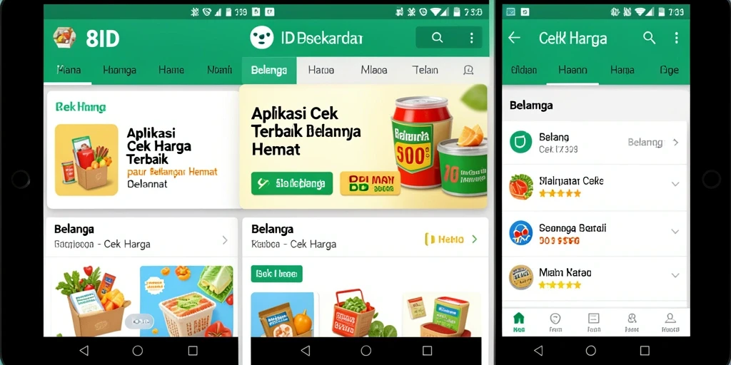 Tampilan antarmuka 8ID yang mudah digunakan untuk cek harga.
