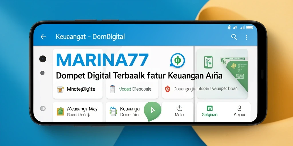 Tampilan antarmuka pengguna MARINA77 yang menarik dan fungsional.