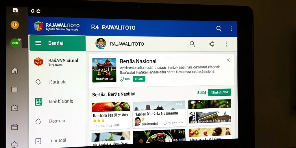 Tampilan antarmuka RAJAWALITOTO yang sederhana dan informatif.